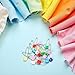 BWESOO 20Pcs Multicolor Baby Infant Child Cloth Nappy Diaper Pins Safety Locking Holder Colorful Safety Pins Heavy Duty 2 Inch Diaper Pins & Fasteners