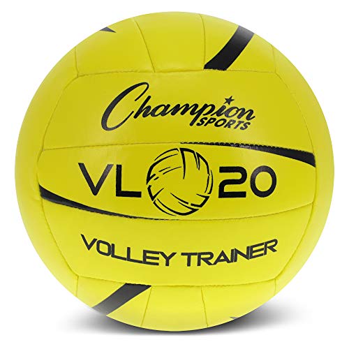 Champion Sports Volley Trainer Ball, Yellow, 8