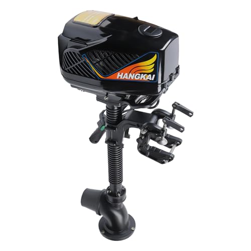 48V 4.0 Jet Pump Electric Outboard Motor, 1000W Electric Motor Fishing Boat Engine Brushless Motor for Kayaks Dinghy Canoe Inflatable Accelerated, 15km/h