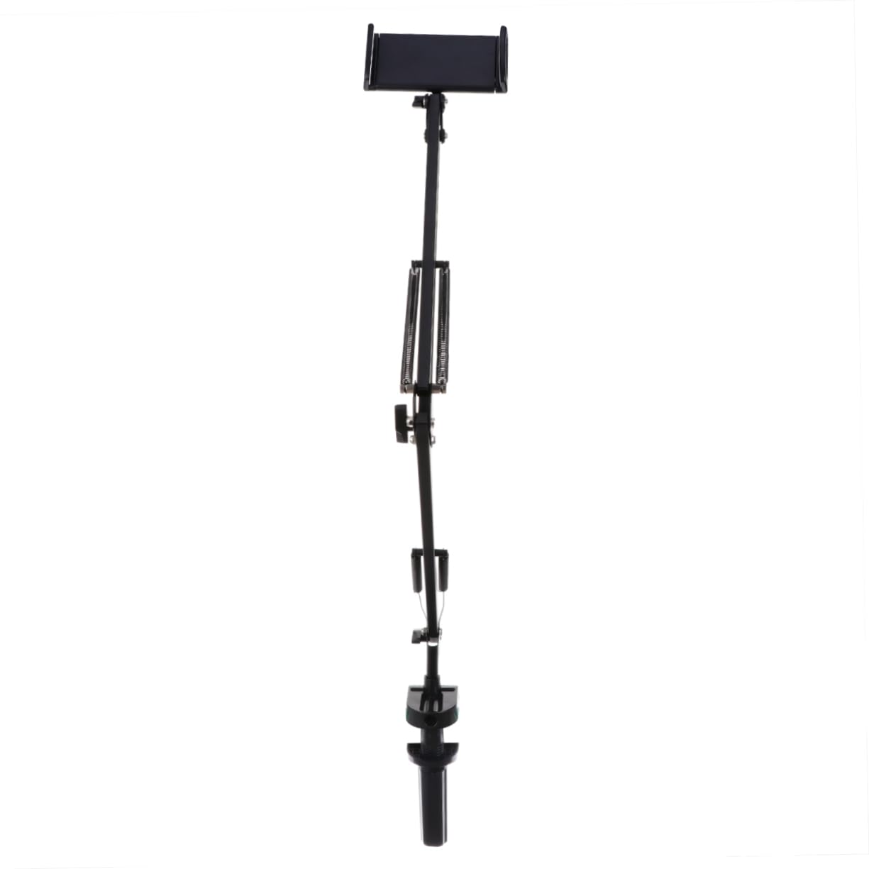 Mikikit Supporto Flessibile per Tablet e Telefono da Tavolo, Braccio Pieghevole in Ferro e Plastico, Clip Inclusa, Installazione Facile