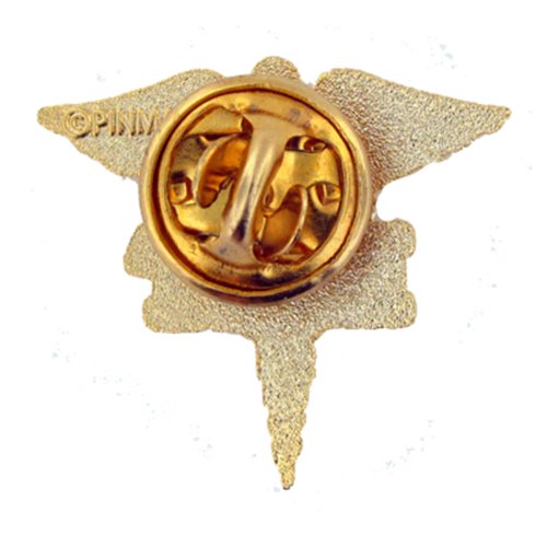 Image of PinMart Caduceus Nursing Enamel Lapel Pin