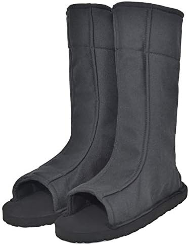 Unisex Black Shippuden Boots Shoes Sandal for Cosplay