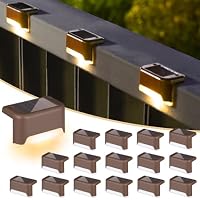 16-Pack Solpex Waterproof Outdoor LED Solar Deck Lights (Warm White)