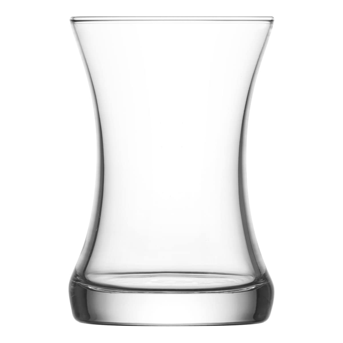 lav Classical Turkish Tea Glasses with Heavy Base | Set of 6 | 5.25 oz | Housewarming Gift Set, Tradiitonal Tea Cups, Slim Tea Glass