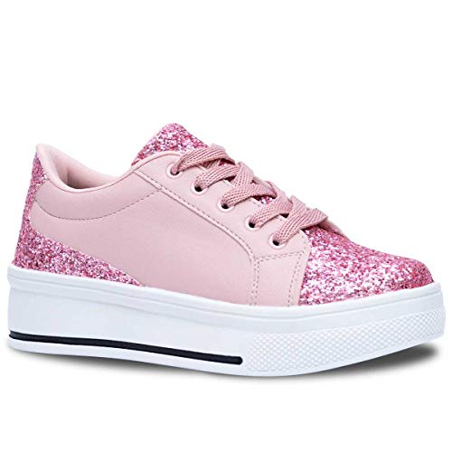 Tênis Infantil Feminino Menina Casual 11.45 (32, Rosa)