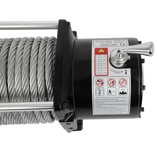 Winch Eléctrico 18000lbs SCITOO 12V con Control Remoto miniatura 6