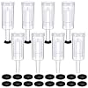 Dreamtop Airlock Set voor fermentatie met siliconen doorvoertules Plastic fermentatie Airlock voor het bewaren, brouwen, maken van wijn, fermentatie zuurkool, Kimchi (8 stuks Airlock en 20 doorvoertuigen)