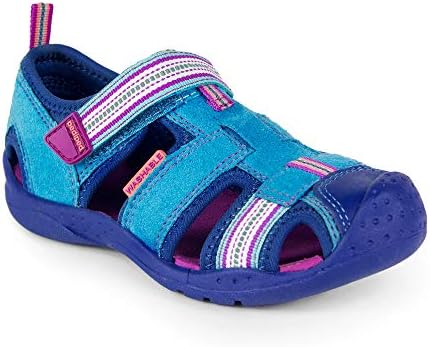 pediped unisex child Sahara Flat, Ocean, 7.5-8 X-Wide Toddler US | Image 7