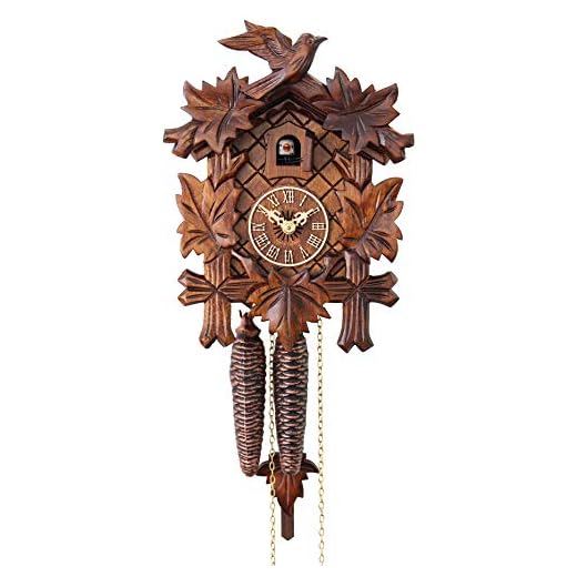 HerrZeit by Adolf Herr Cuckoo Clock - The Traditional Vine Leaves AH 80/1