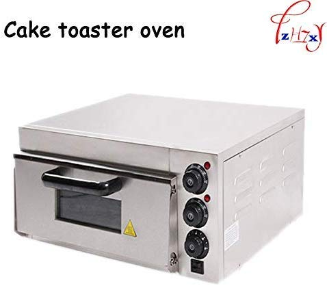 Countertop Convection Oven Stainless Steel Home/Commercial Thermometer Single Pizza Oven/Mini Baking Oven/Bread/Cake Toaster Oven
