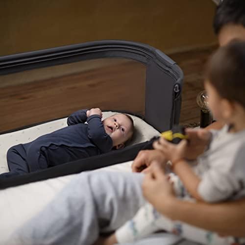 Maxi-Cosi Tori 2 w 1 Łóżeczko dostawne, Kołyska dostawna, kompaktowe składanie, Lekkie, 5 opcji wysokości, Przenośne łóżeczko dostawne z oddychającą siateczką, 06 mies, 09 kg, Beyond Grey