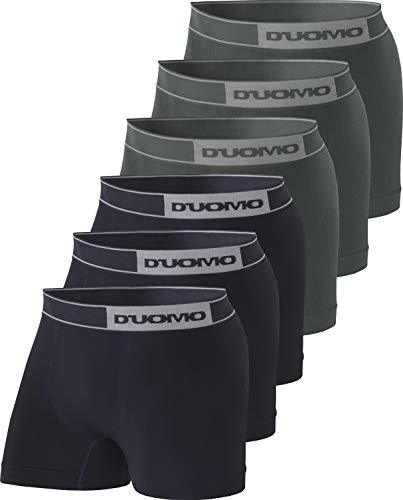 Cuecas boxer CUECAS BOXER, Duomo, Masculino, Preto/Verde Militar, M