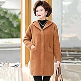 nerzmantel kaufen schweiz Material - Außen: 65 % Polyester, 35 % Acryl; Futter: 100% Polyester,Diese Fleece-Warmjacke für Frauen, hilft Ihnen Weichheit und Komfort zu bringen,das ist abriebfest, leuchtend in der Farbe und nicht leicht zu verblassen,warme Innenseite,Das Polyestergewebe dieses winddichten Peacoats hält auch Kälte stand,langlebig genug für Ihr tägliches Tragen.