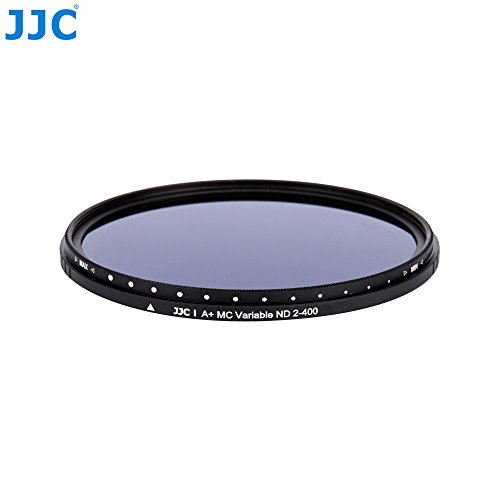 Image of JJC F-NDV58 58mm Variable Neutral Density Filter for Camera Lens Photography, ND2 - ND400 Adjustable ND Filter, Black