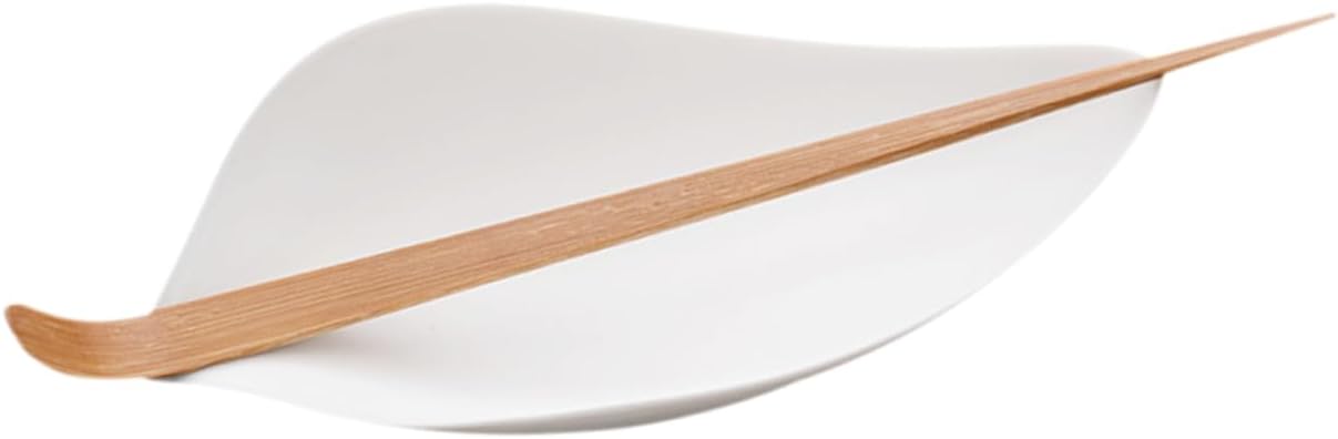 Ipetboom Ceramic Tea Scoop Nonstick Tea Spoon and Shovel Lightweight Portable with Smooth Edges Household and Daily Use