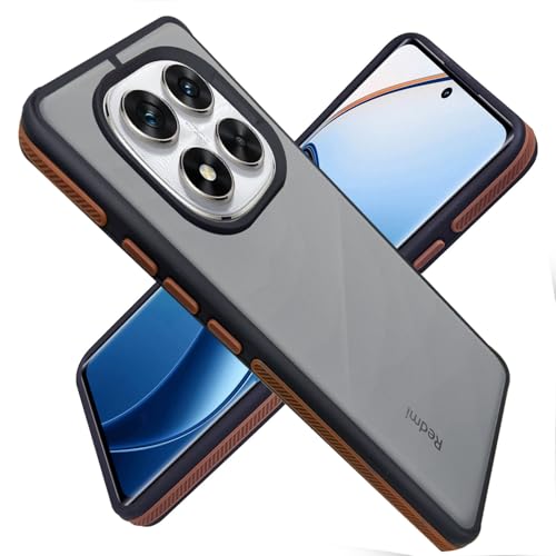 Image of A rtistque Frosted Ultra Matte Back Cover Case for Redmi Note 14 Pro 5G | Smooth Sides with Grip | Stylish Protective Design | Raised Camera Edges | Redmi Note 14 Pro Back Cover - Brown