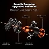Statyw do aparatu, K&F Concept telefon komórkowy, 178 cm statyw z uchwytem na telefon komórkowy, tripod do podróży, statyw do smartfona, aluminiowy statyw podróżny K234A3+BH-36