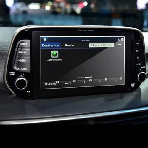 Protéger l'écran Hyundai Santa Fe TM avec ce film en verre trempé pour tableau de bord