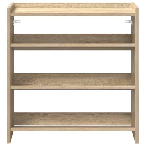 Étagère chaussures chêne Sonoma en bois d'ingénierie compacte 60cm - 3