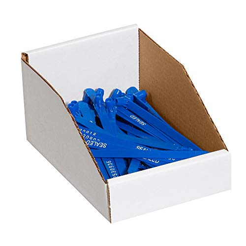 Image of Boxes Fast BFBINBIN69 Open Top Bin Boxes, 6 inch x 9 inch x 4 1 /2 inch, White (Pack of 25)