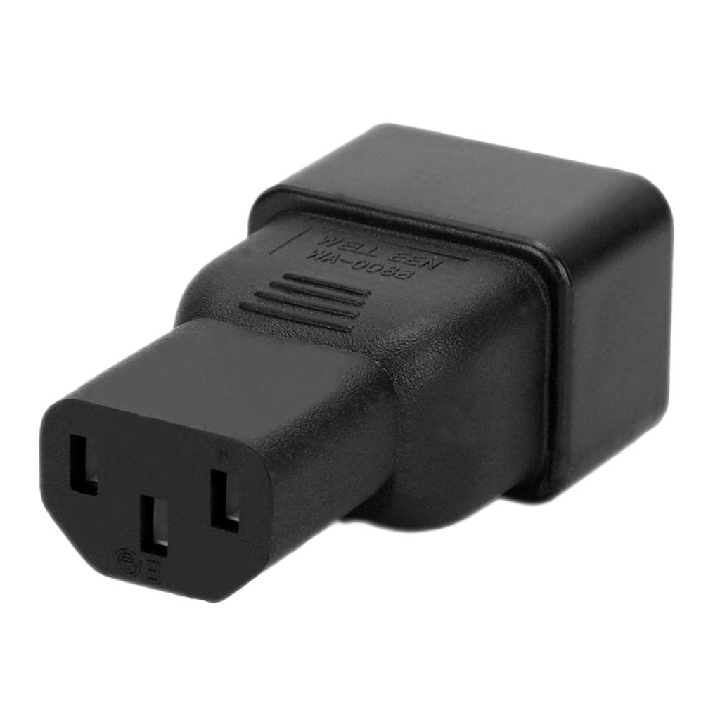 IEC Stecker Adapter Set – 3x C13 Adapter + 1x C14 Buchse, 250V/10A, Für Industrie, Drucker & Haushalt