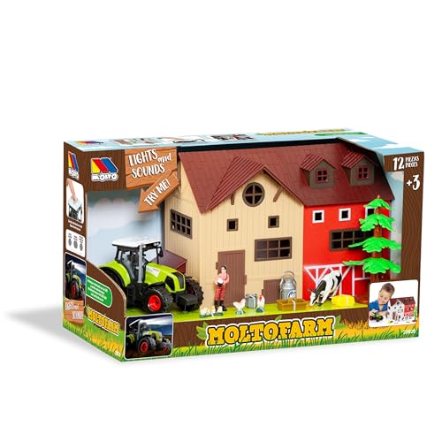 Molto | Fattoria Giocattolo Con Trattore E Suoni – Gioco Educativo Per Bambini Con Accessori – Fattoria In Plastica Con Suoni Realistici – Molto Farm - 3