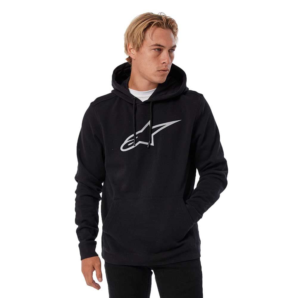 Sweatshirt ALPINESTARS Ride 4.0 Hoodie Charcoal / Lime / Black