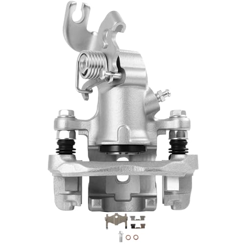 Image of SCITOO 19-B2855 Rear Right Disc Brake Caliper w /Bracket Fit For Hyundai For Elantra 2001-2004,For Hyundai For Tiburon 2003-2004,For Kia For Spectra 2004, Single Piston
