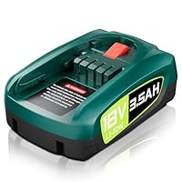 18V Akku Kompatibel mit Bosch Haus und Garten, 3500mAh Akku für Gloria akku Kompatibel mit Bosch 18V PBA PSB PSR