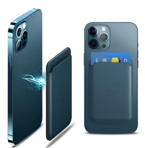 Vegan Leather Magnetic Card Wallet Holder with MagSafe for iPhone 15/14/13/12 Series, (Wisteria)…3