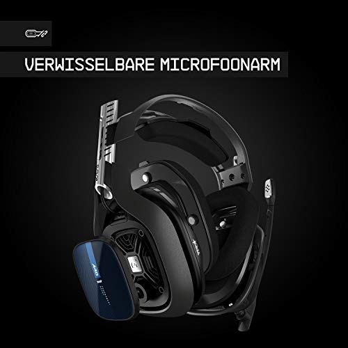 ASTRO Gaming A40 TR bedrade Gaming Headset, ASTRO Audio V2, Dolby ATMOS, 3,5 mm audio-aansluiting, verwisselbare microfoon, voor PS5, PS4, PC, Mac, Nintendo Switch, mobiele telefoon - Zwart/Blauw - Afbeelding 6