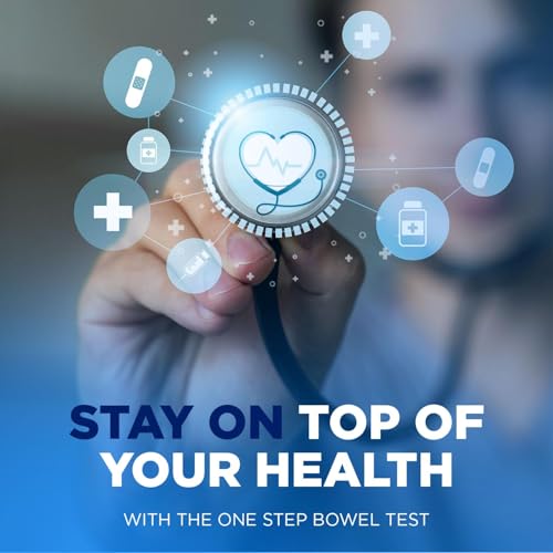 One Step Bowel Test, 1 Test Pack, Colon Faecal Screening Test Kit, Occult Blood in Stools Home Testing, Potential Gastrointestinal Concerns, Home Bowel (FOB) Health Check - Image 3