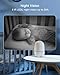 virtavo XD1 Indoor Security WiFi Camera, No Subscription Required, Dual-Lens 360° PTZ Baby Monitor & Pet Cam, Motion Tracking, 2-Way Audio, Night Vision, Cloud/SD Storage, Phone App, Plug-in Power