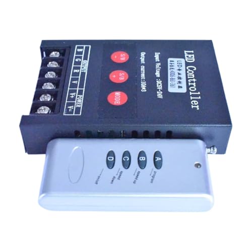 Contrôleur RGB 12V 360W haute performance, télécommande 30A en métal durable