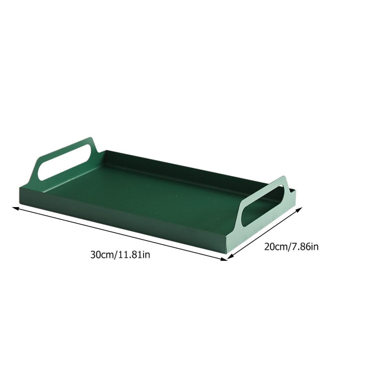 IMIKEYA Bandeja Diseño Simple para Servir Postres y Dulces Apilable y Reutilizable de Hierro Inoxidable Rectangular Adecuado para Cocina y Hogar