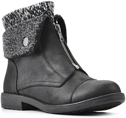 CLIFFS BY WHITE MOUNTAIN Women's Duette Boot, Black/Fabric/Fleece, 6.5 M | Image 2