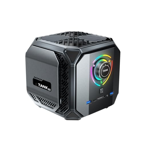 Image of Mini Gaming PC - GeForce RTX 4060 8GB GDDR6 Desktop Computer, i9 12900H (14C /20T, 5.0GHz Max) 32GB DDR5 RAM 1TB PCIe 4.0 SSD, 4x Display /Thunderbolt 4 /Wi-Fi 6 /BT 5.0 /2x 2.5G LAN /Win 11 Pro /SD