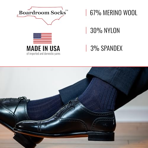 Big and Tall Socks, Merino Wool Over-the-Calf Socks, Ribbed3