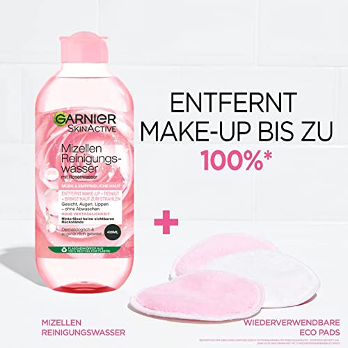 Garnier All-in-1 Mizellen Reinigungswasser mit Rosenwasser 400 ml
