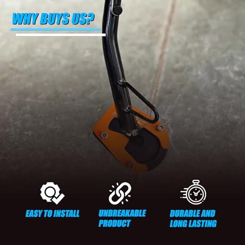 Image of Side Stand Extender for KTM 390 Adventure / 250 Adventure Gen 3 | Heavy Duty Aluminum Foot Enlarger Plate | Anti-Slip Parking Support | Stability Enhancer for Adventure Bikes