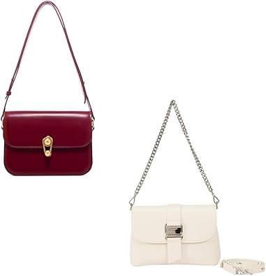 LAFESTIN Leather Purse Small Bags For Women Ladies Shoulder Handbags Crossbody Bag