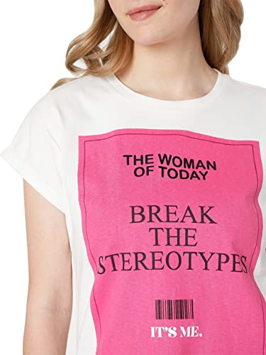 Image of VERO MODA Women's Cotton Regular Fit T-Shirt