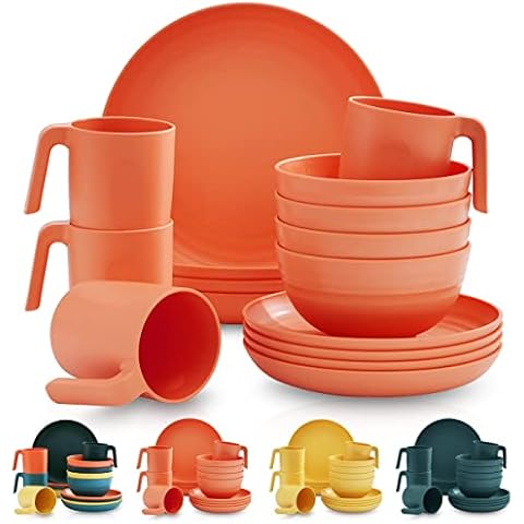 Kyraton 16-Piece Unbreakable Dinnerware Set Cover