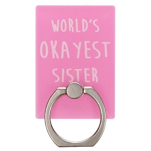 World's Okayest Sister Phone Ring Holder Cover