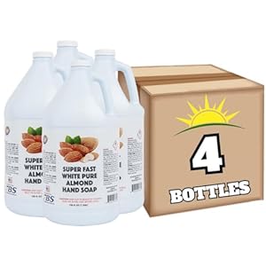 AGS Almond Hand Soap (4 Gallon Case) Refill, Liquid Hand Soap Gallon, Gallon Hand Soap – Lotion Soap – Commercial Hand Soap – Refill for Soap Dispenser – handsoap refill deals – handsoap gallon bulk