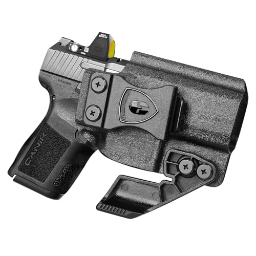 WARRIORLAND IWB Kydex Holster, Designed Exclusively and Solely for Canik Mete MC9 Only Pistol, w/Claw & Optics Cut, Inside Waistband Concealed Carry Holster, Adj. Retention & Cant, Right Hand