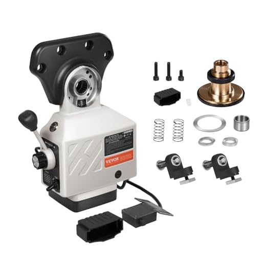 Mophorn Al-310S Power Feed X-Axis 450 in-lb Torque,Power Feed Milling Machine 0-200PRM, Power Table Feed Mill 110V,for Bridgeport and Similar Knee Type Milling Machines