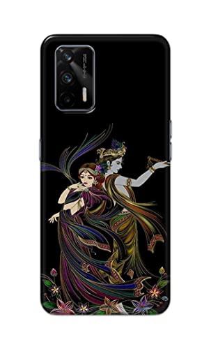 Image of Lord Radha and Krishna Hard Back Case Cover for Realme GT 5G, Realme Q3 Pro 5G Back Cover -(J5) VNS2223