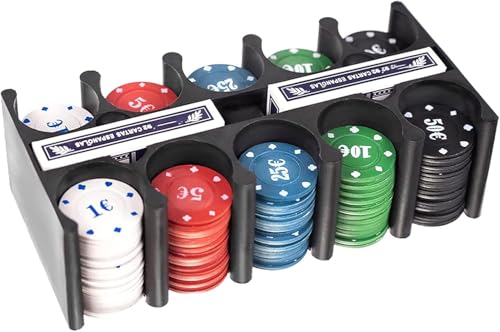 Image of Go Hooked Poker Set Casino Game - 200 Poker Chips for Adult,Trading Card Game