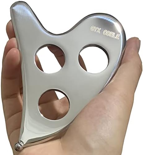 Medical Grade Stainless Steel gua sha Scraping Massage Tool, IASTM Tools, Myofascial Scraping Tools for Physical Therapy, Scar Tissue Tools and Soft Tissue Tools (A02)